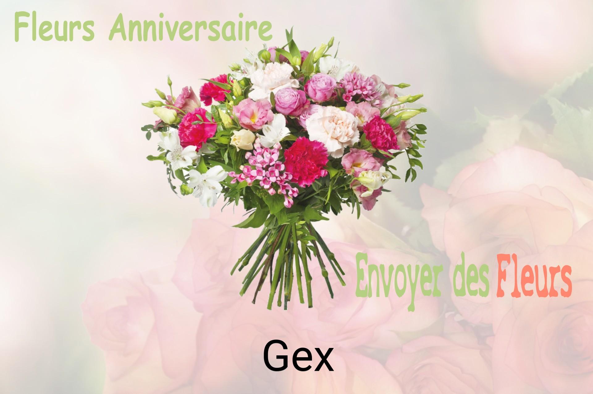 Bouquet de fleurs d’anniversaire livré à Gex